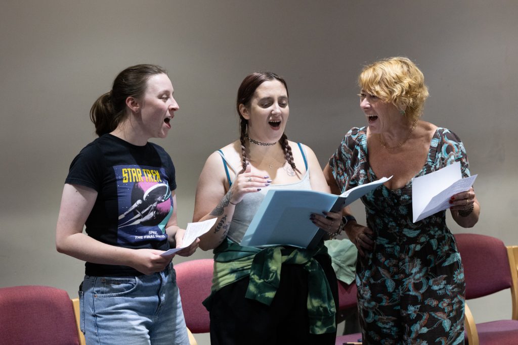 Rehearsals at Hampton Hill Theatre
